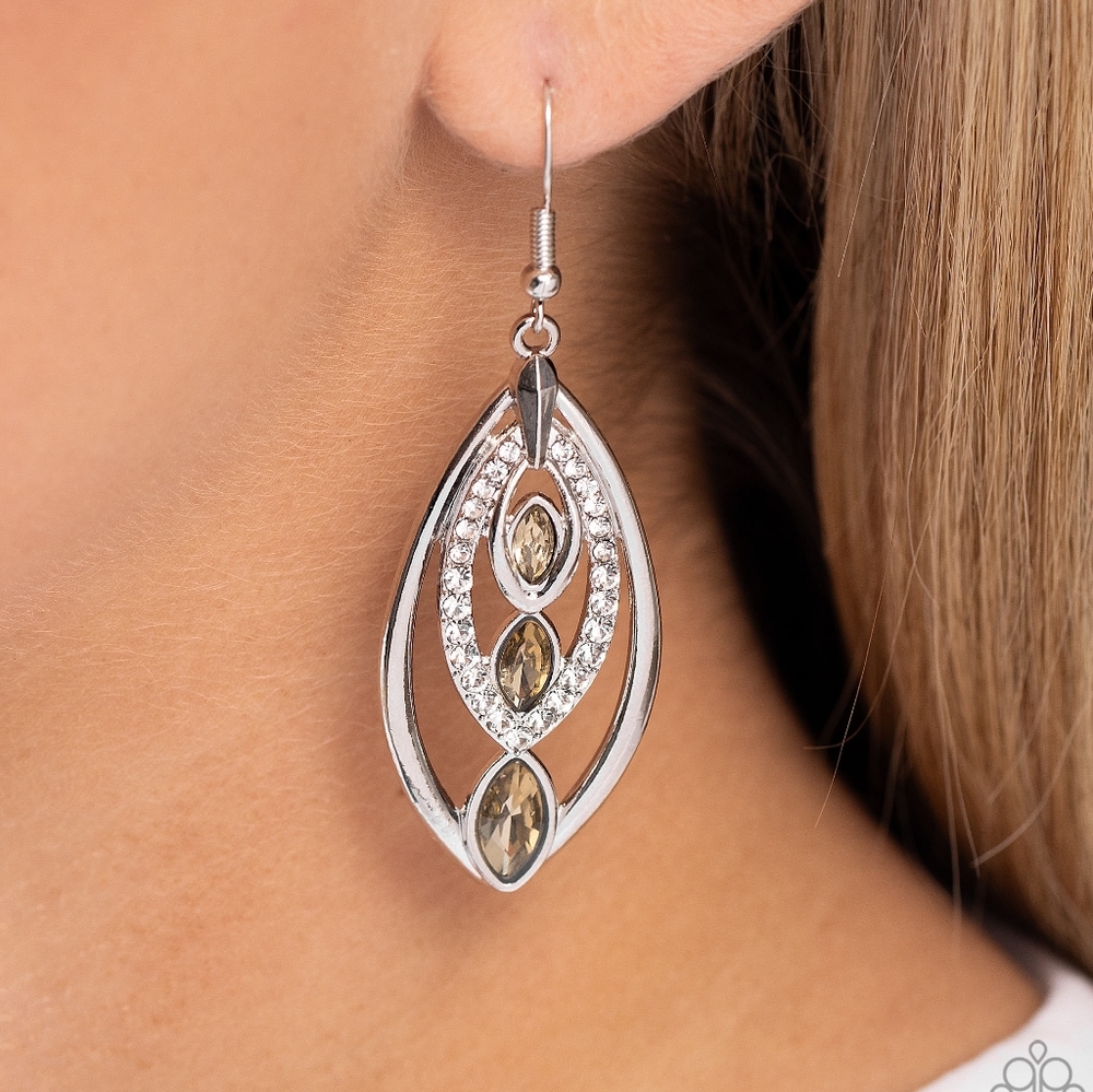 Exuberant Brown Earrings